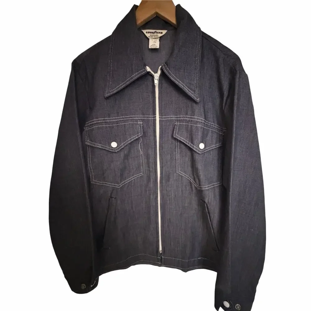 Goodyear Racing USA Zip Jacket Large - Picture 1 of 6